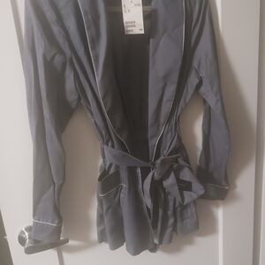 H&M Gray Blazer with Belt